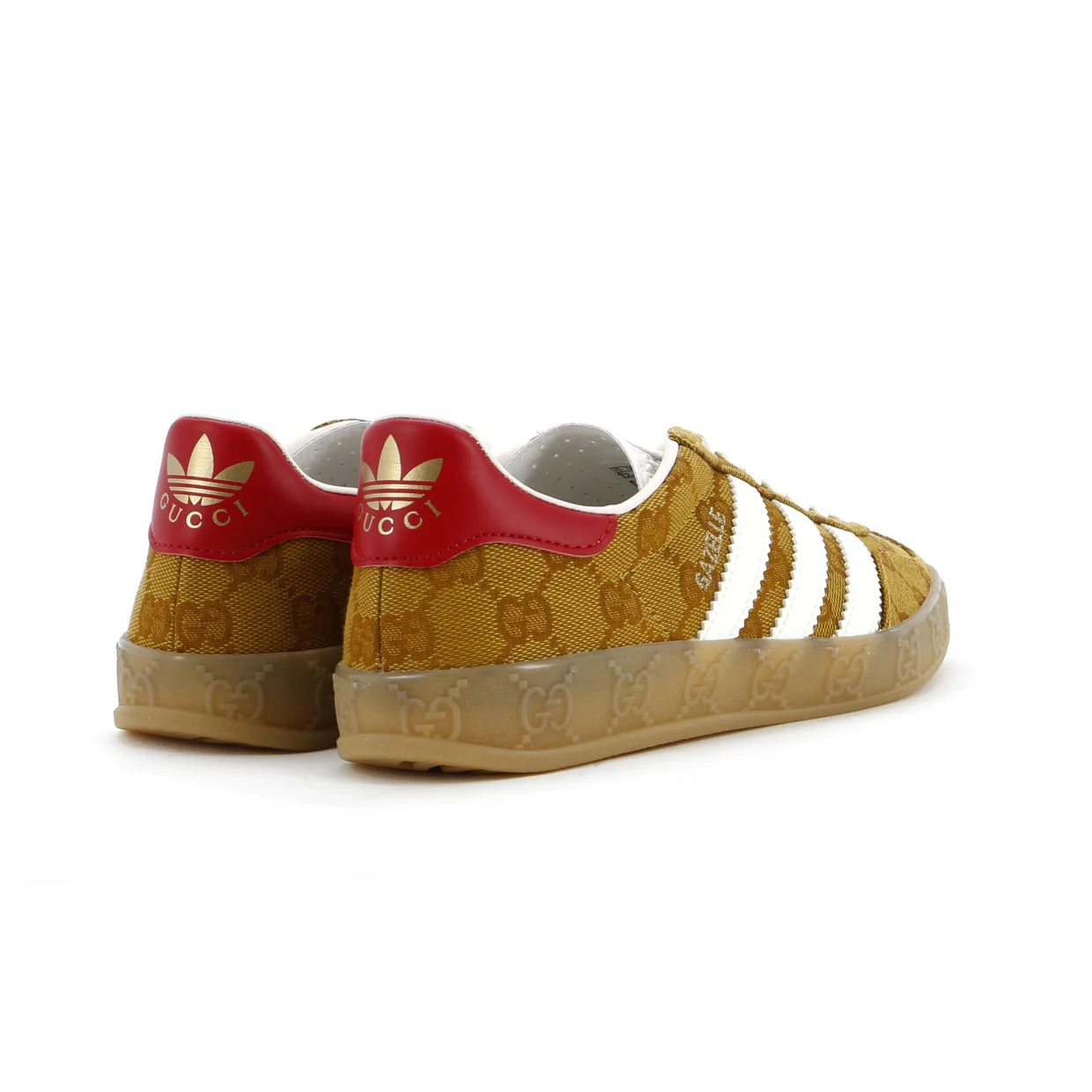 x Adidas Women's Gazelle Sneakers GG Canvas - Deep Luxury