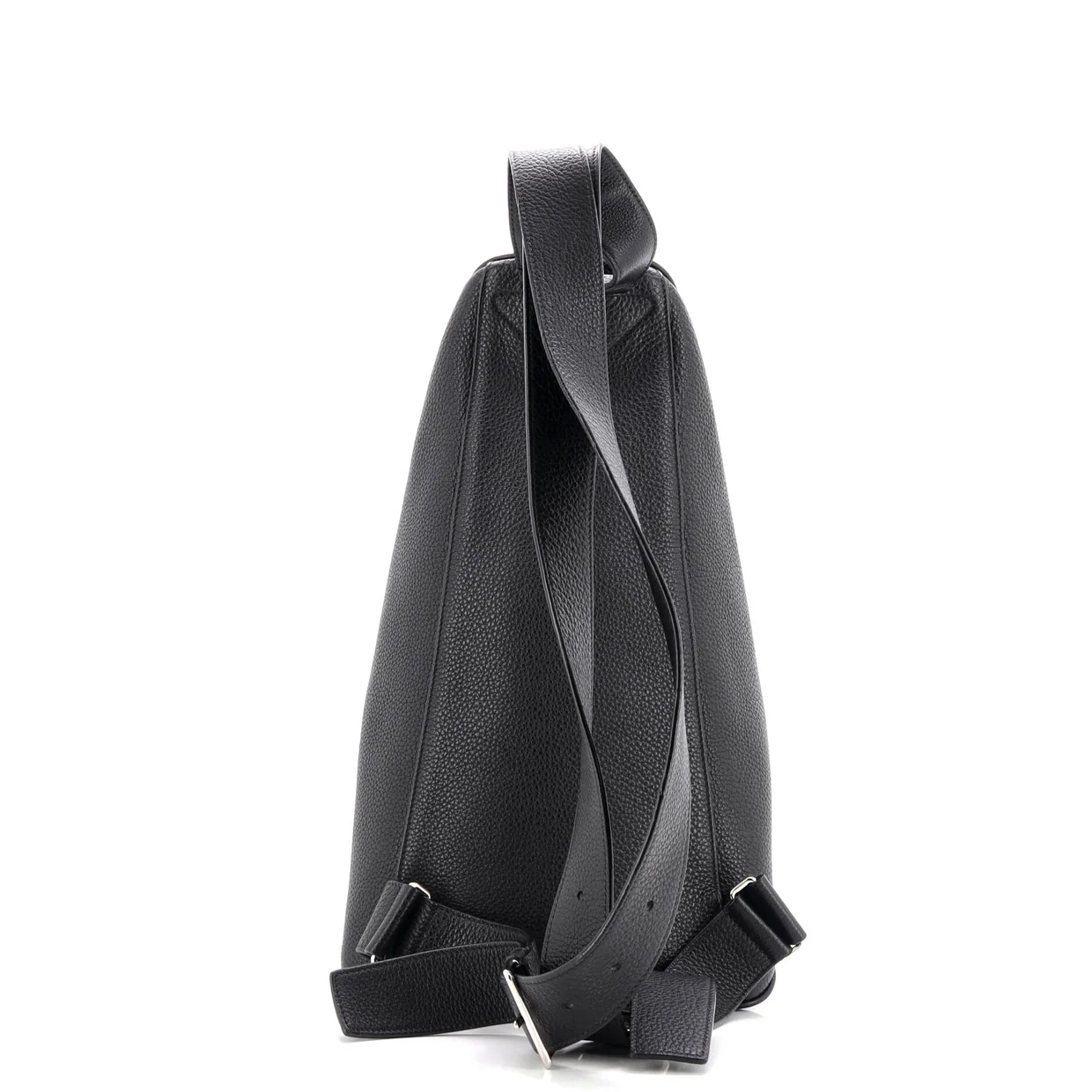 Triangle Zip Backpack Leather - Deep Luxury