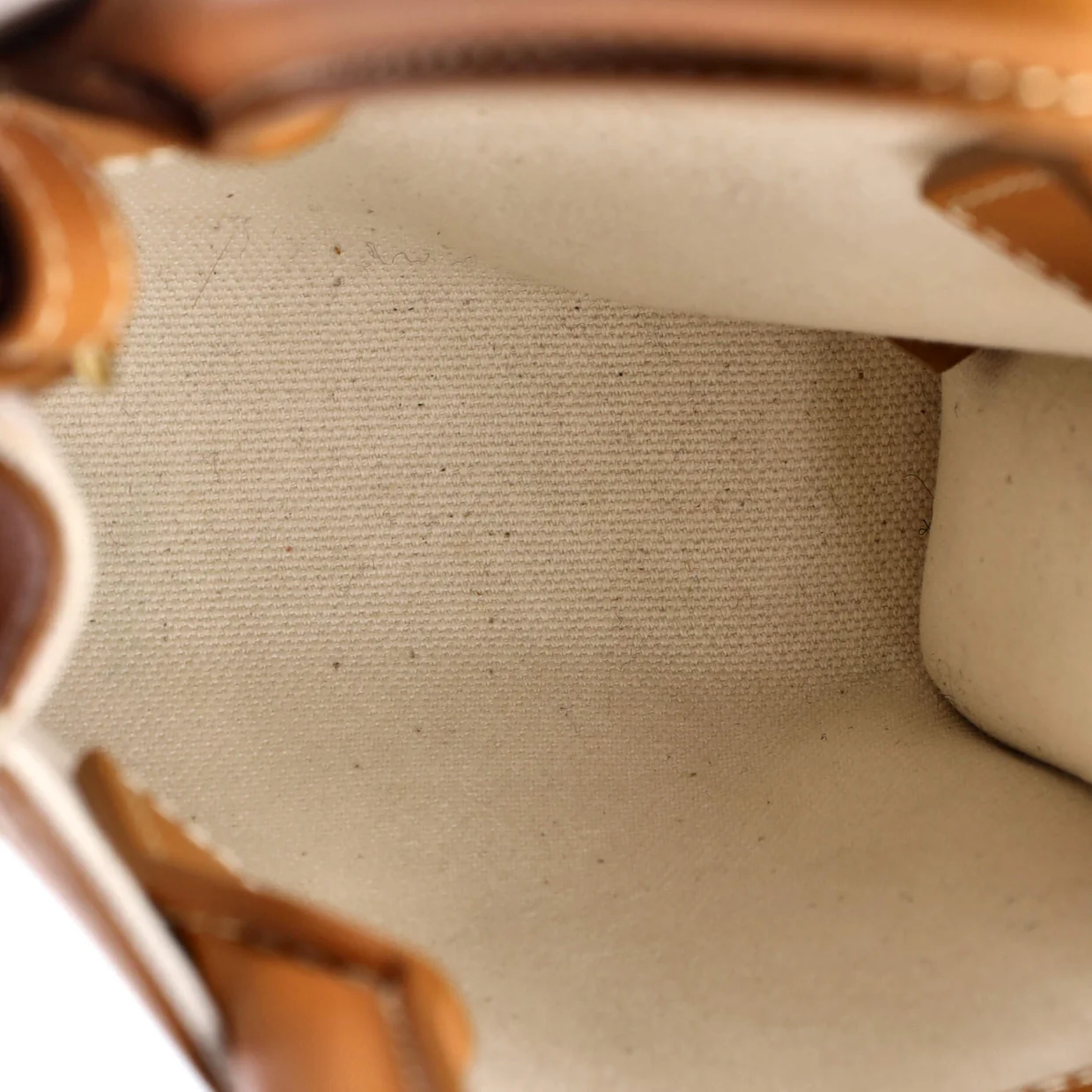 Vertical Cabas Tote Canvas with Leather Mini - Deep Luxury