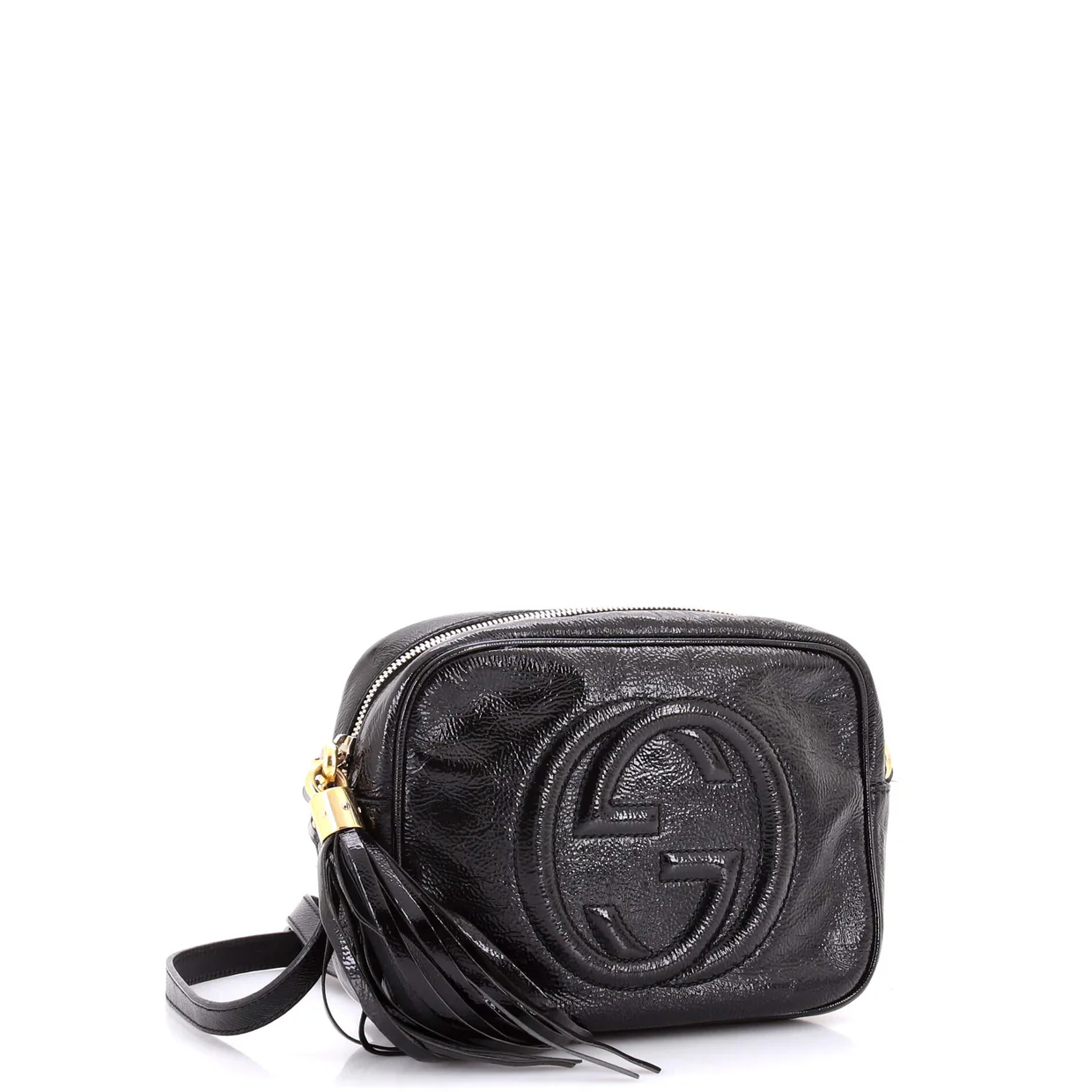 Soho Disco Crossbody Bag Patent Small - Deep Luxury