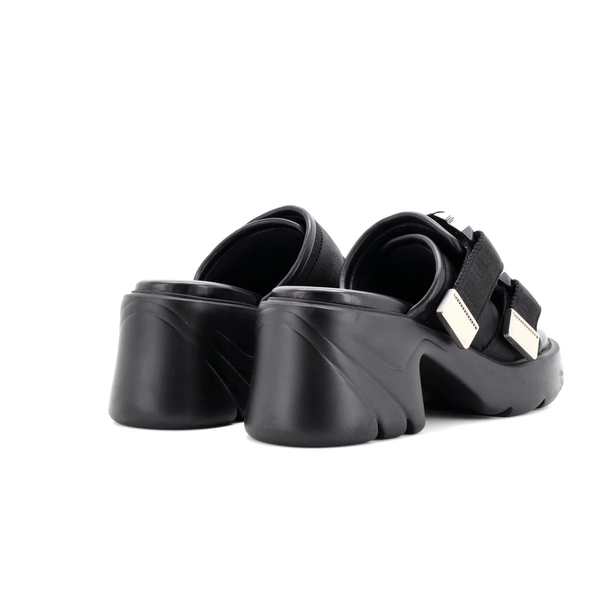 Women's Flash Bomber Slide Sandal Nylon with Leather - Deep Luxury