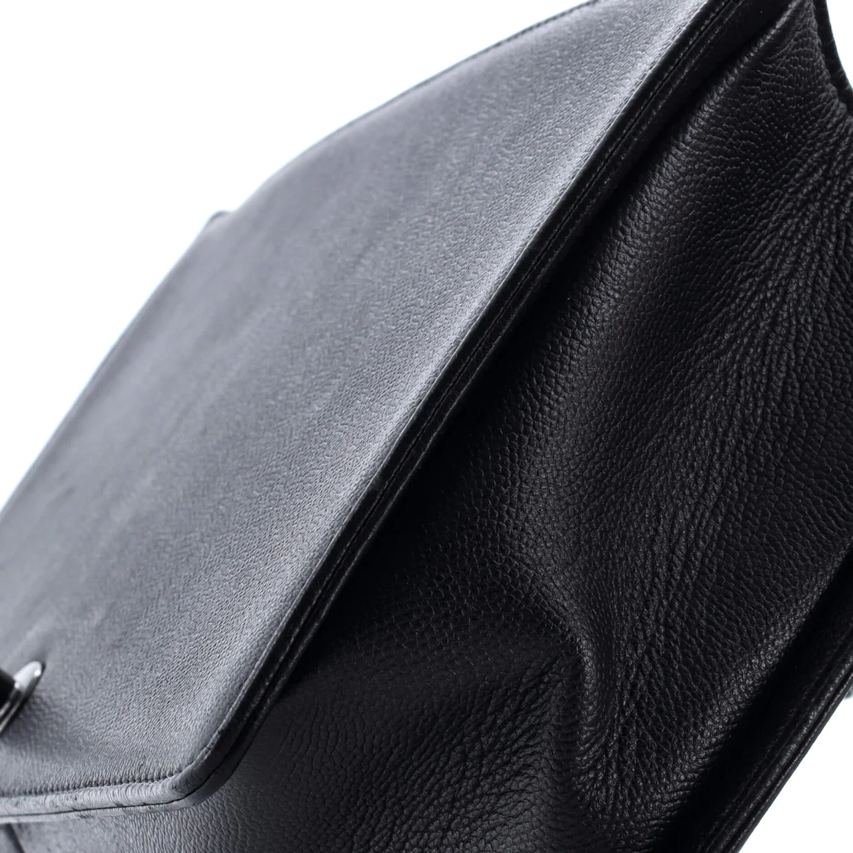 So Black Boy Flap Bag Quilted Caviar New Medium - Deep Luxury