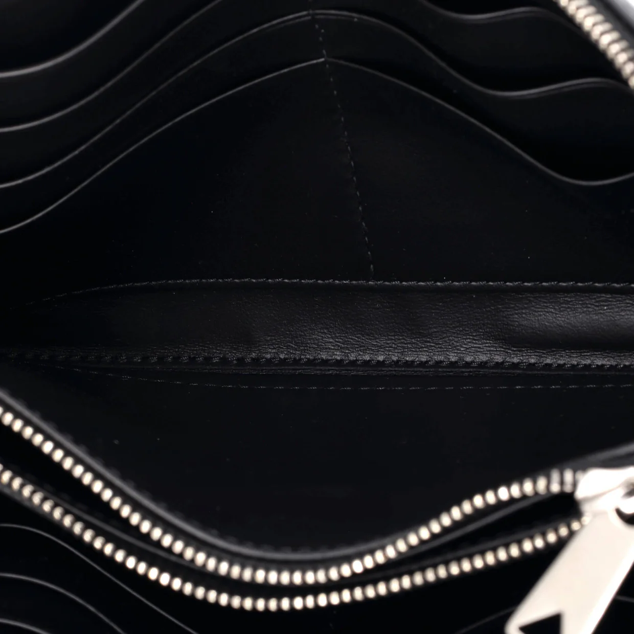 Cassette Zip Around Wallet Maxi Intrecciato Leather Long - Deep Luxury