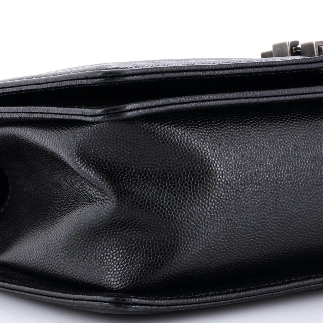 Boy Flap Bag Quilted Caviar Old Medium - Deep Luxury