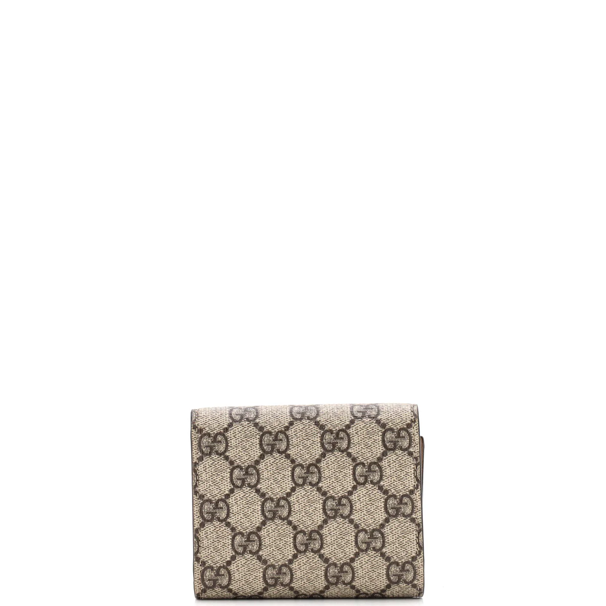 Dionysus Card Case Wallet GG Coated Canvas Compact - Deep Luxury