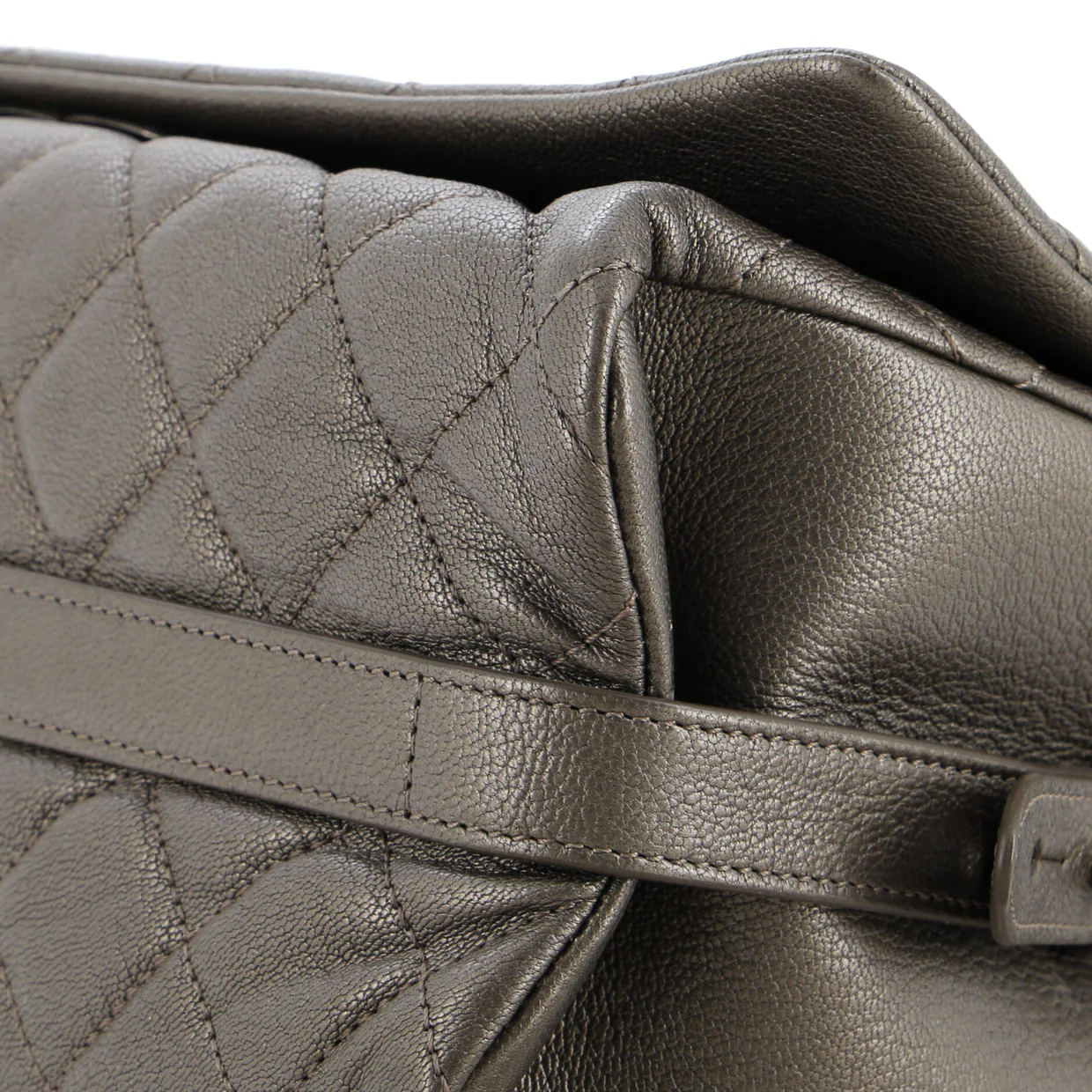 City Rock Flap Bag Quilted Goatskin Large - Deep Luxury