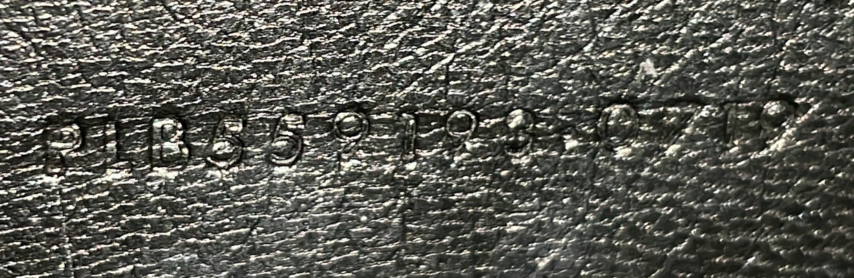 Classic Monogram Wristlet Pouch Matelasse Chevron Leather Medium - Deep Luxury