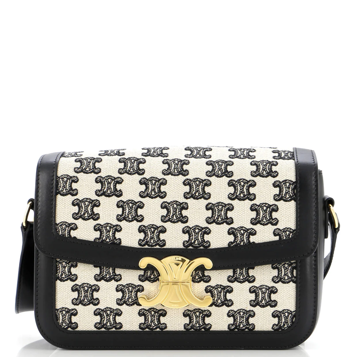 Triomphe Shoulder Bag Triomphe Canvas Medium - Deep Luxury