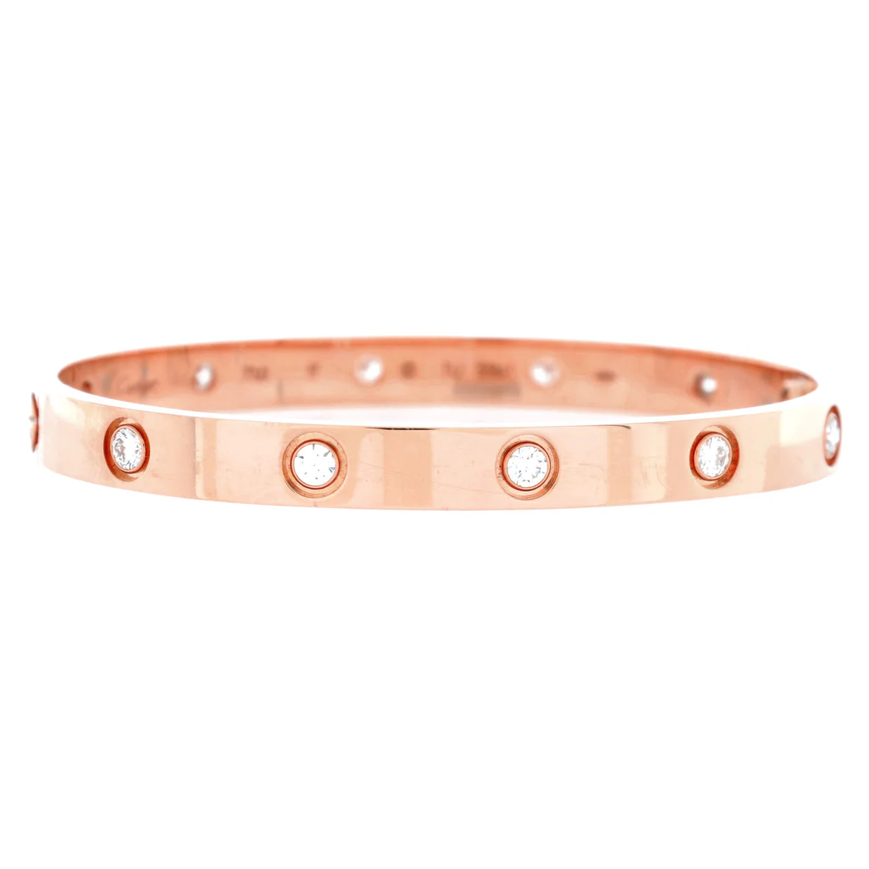 Love 10 Diamond Bracelet 18K Rose Gold with Diamonds - Deep Luxury
