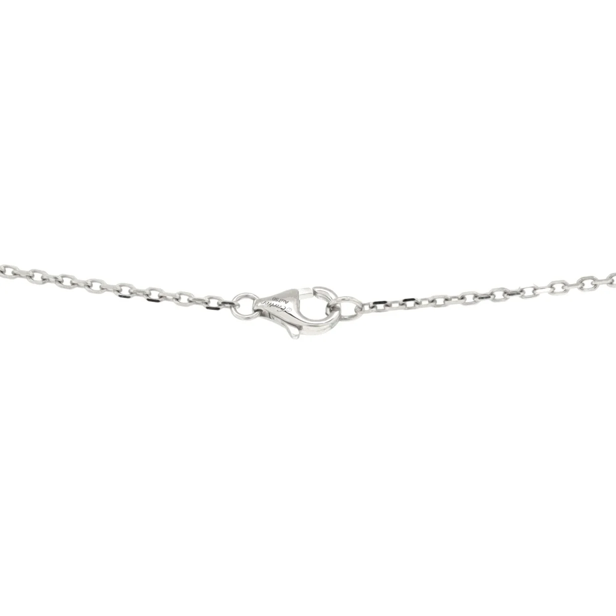 Love Interlocking Pave Necklace 18K White Gold and Diamonds - Deep Luxury
