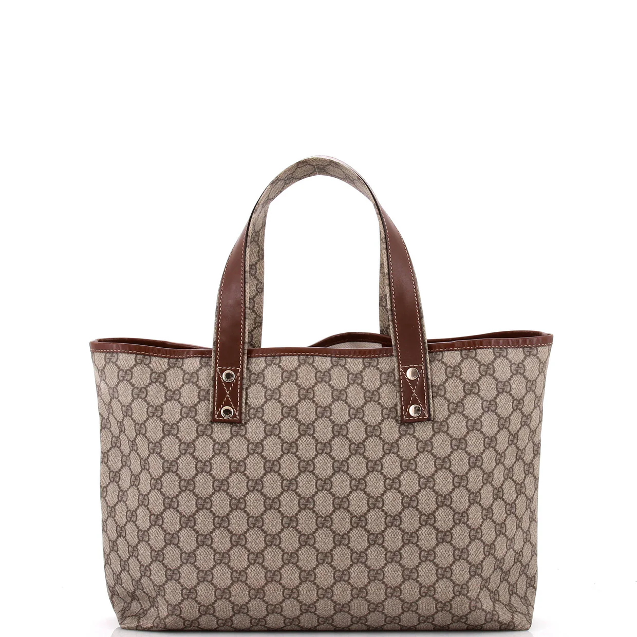 Web Loop Tote GG Coated Canvas Medium - Deep Luxury