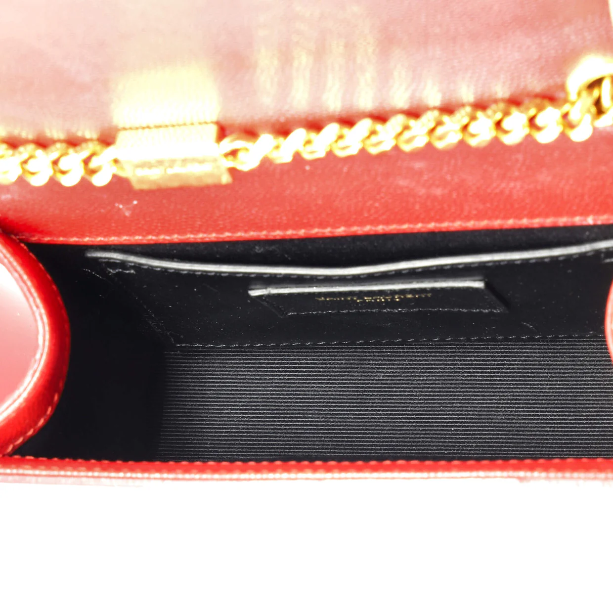 Classic Monogram Crossbody Bag Grainy Leather Small - Deep Luxury