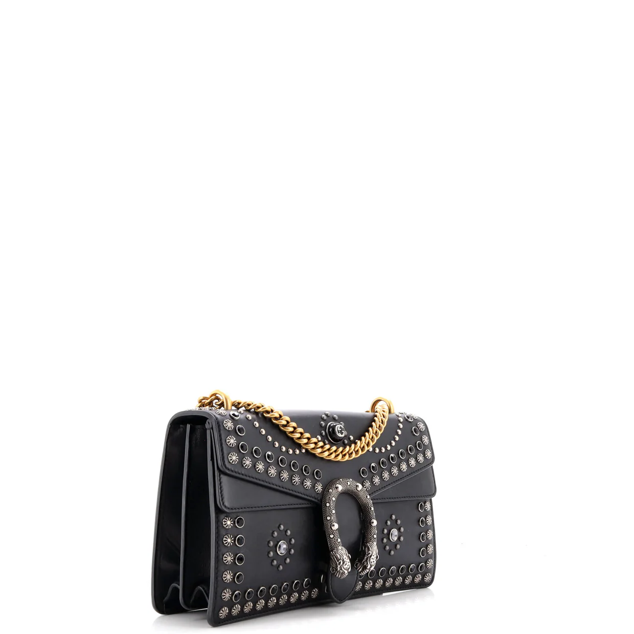 Dionysus Bag Studded Leather Small - Deep Luxury