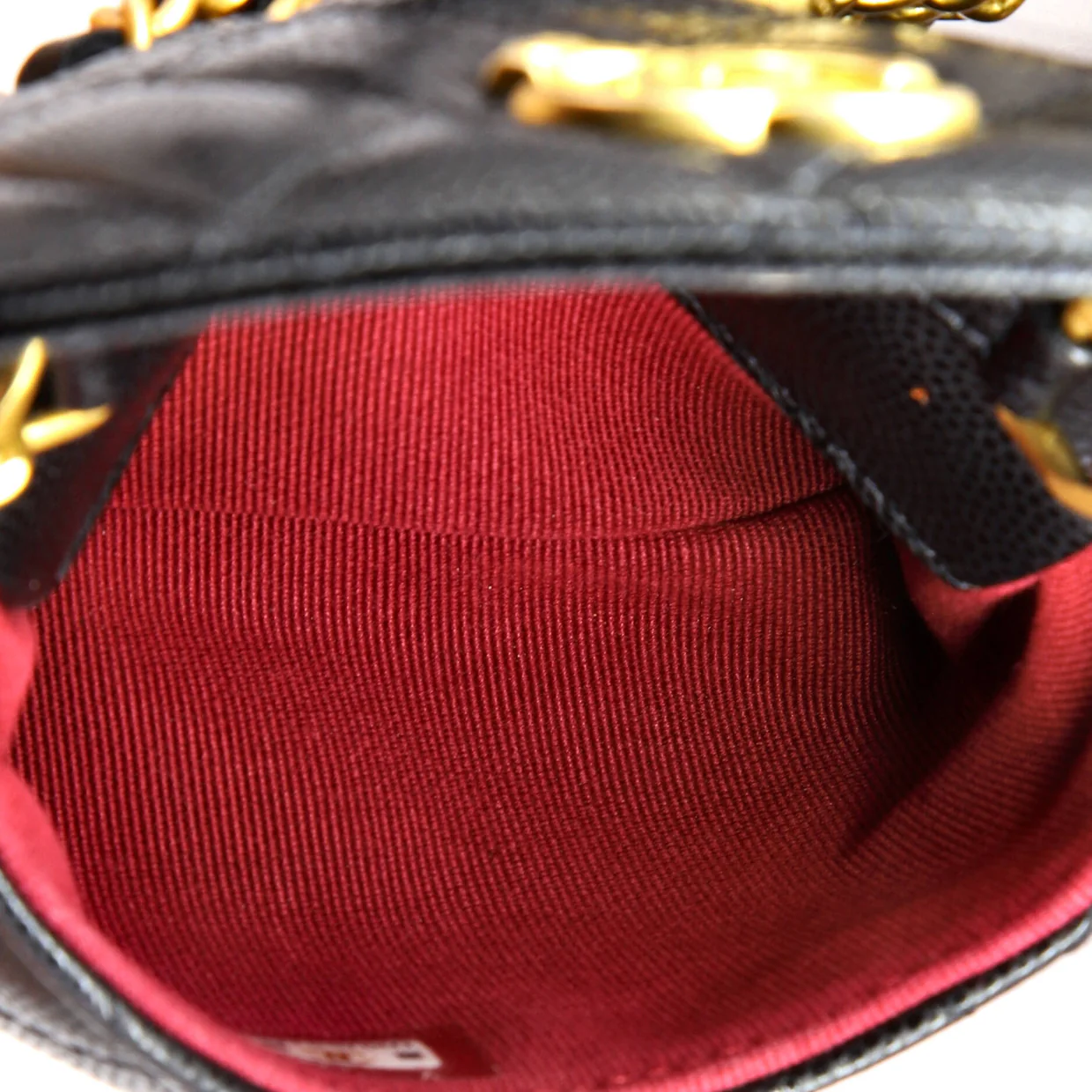 CC Medallions Flap Belt Bag Quilted Caviar Mini - Deep Luxury