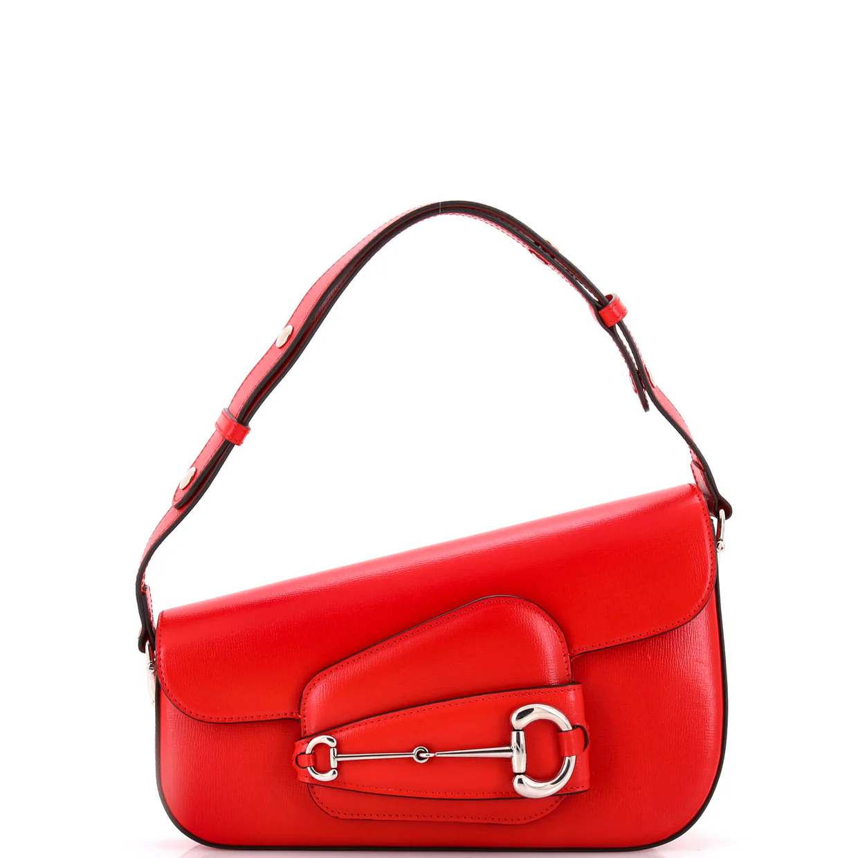 Horsebit 1955 Asymmetric Shoulder Bag Leather Small - Deep Luxury