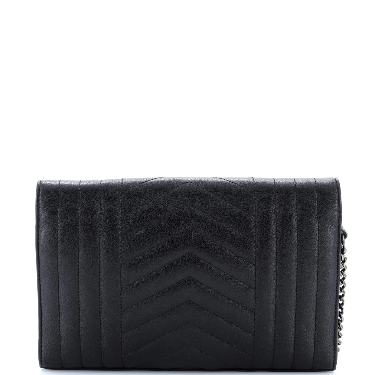 Classic Monogram Envelope Satchel Mixed Matelasse Leather Small - Deep Luxury