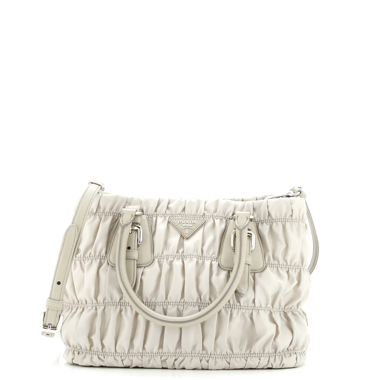 Gaufre Convertible Tote Tessuto Small - Deep Luxury