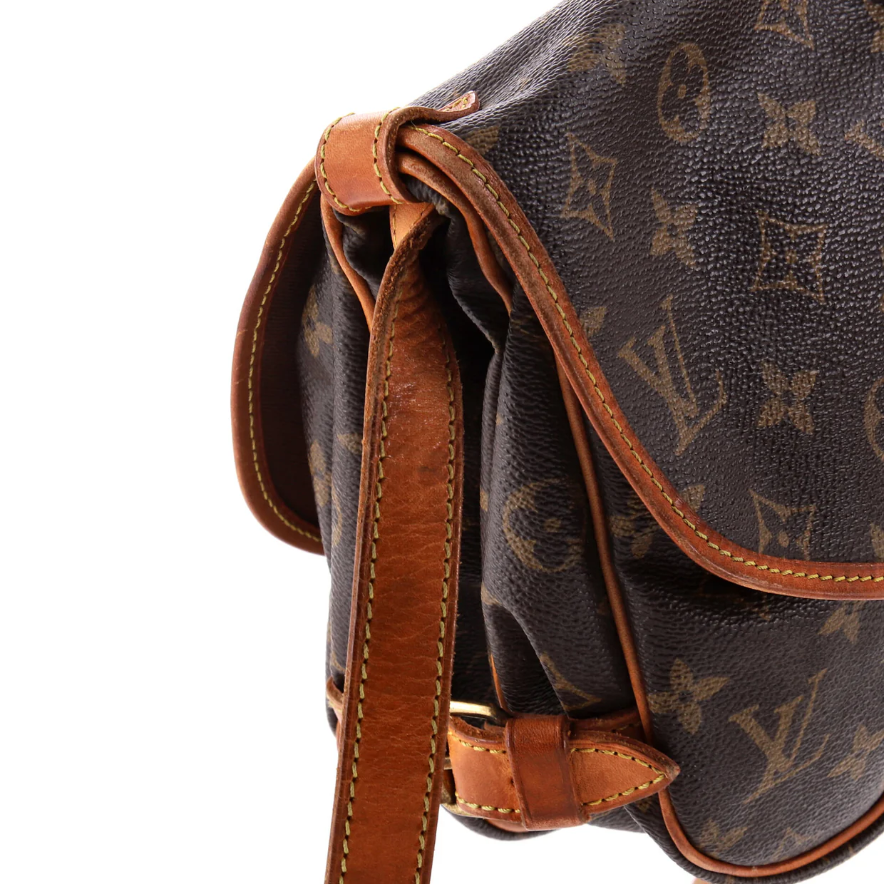 Saumur Handbag Monogram Canvas 30 - Deep Luxury