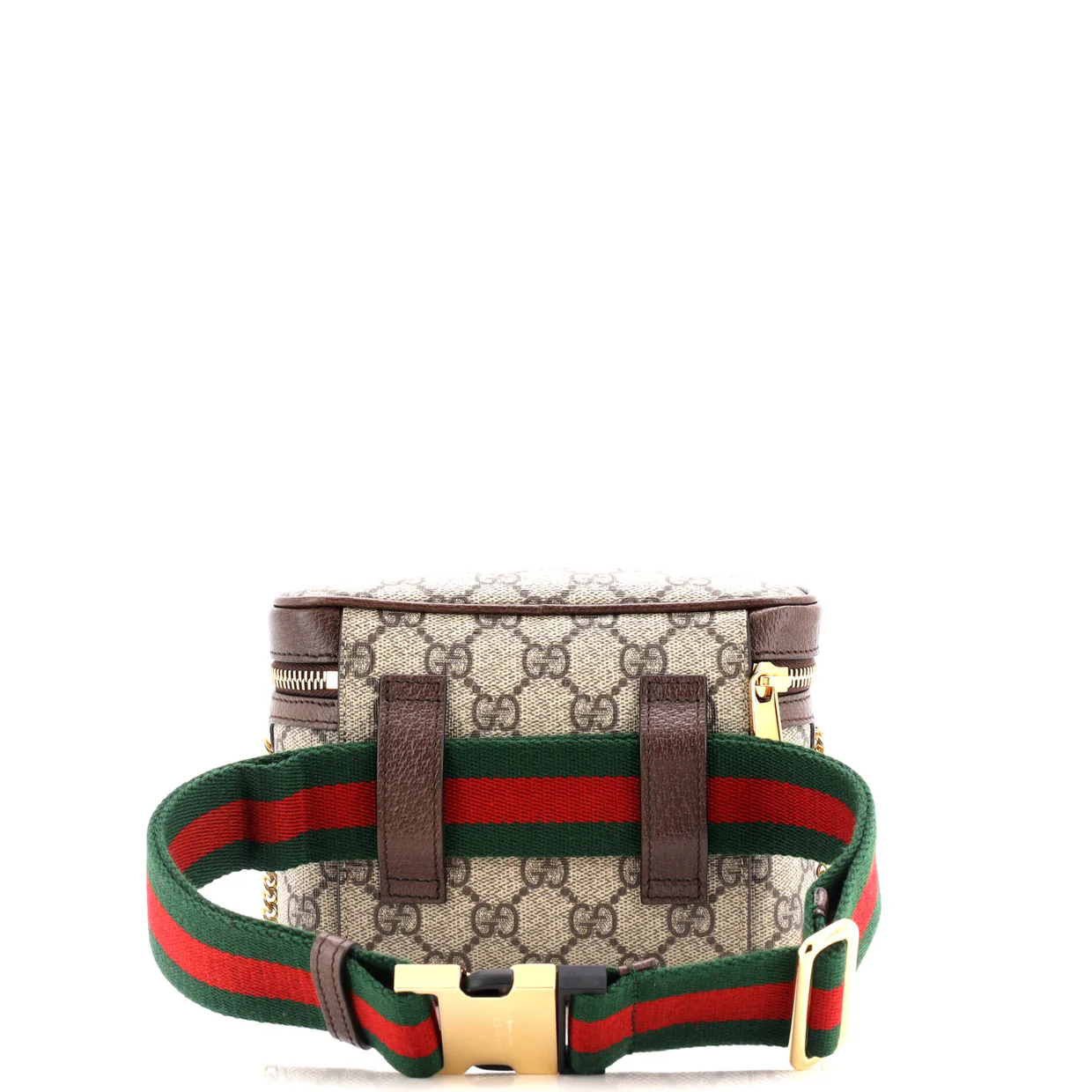 Ophidia Chain Belt Bag GG Coated Canvas Small - Deep Luxury