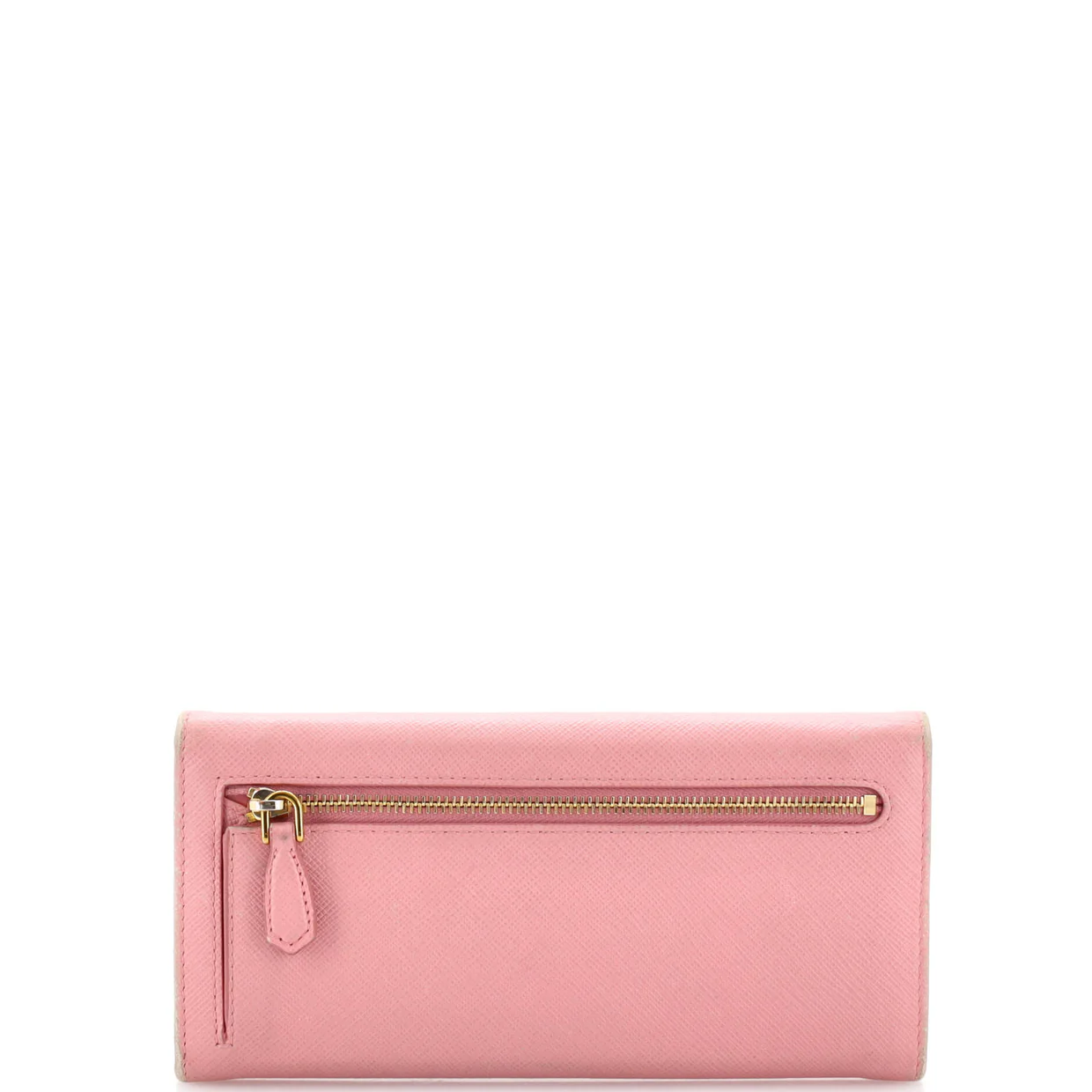 Bow Flap Wallet Saffiano Leather Long - Deep Luxury