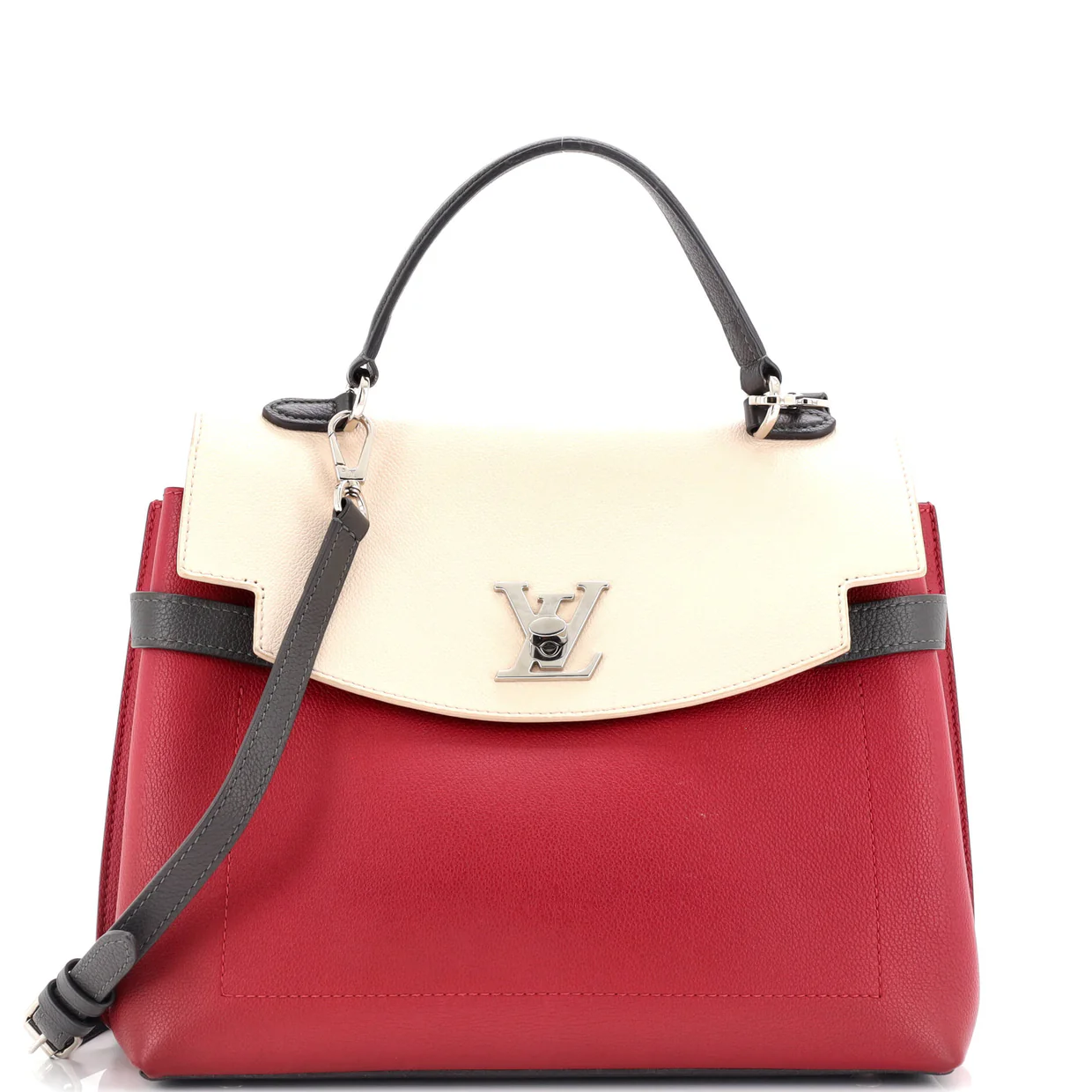 Lockme Ever Handbag Leather MM - Deep Luxury