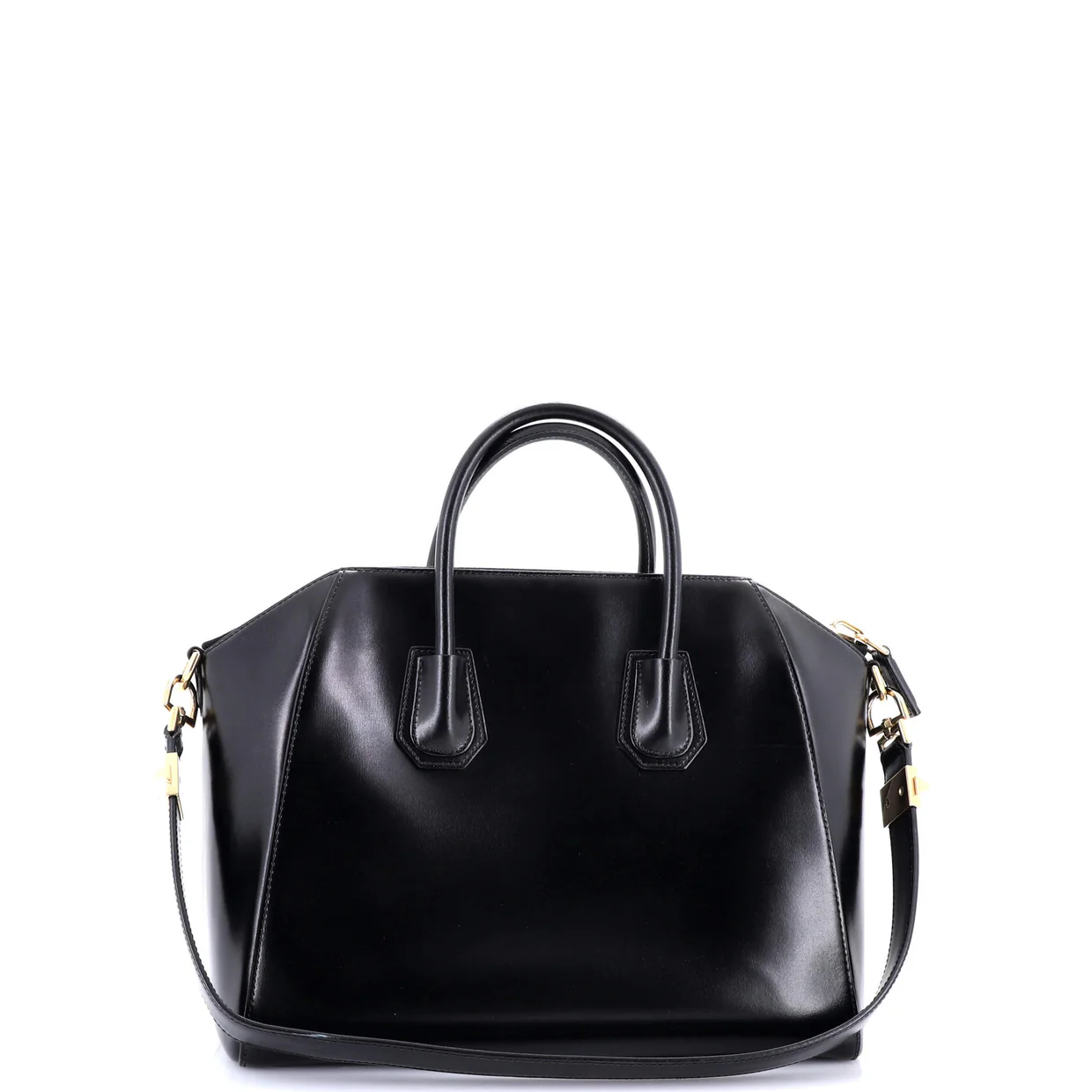 Antigona Bag Glazed Leather Medium - Deep Luxury