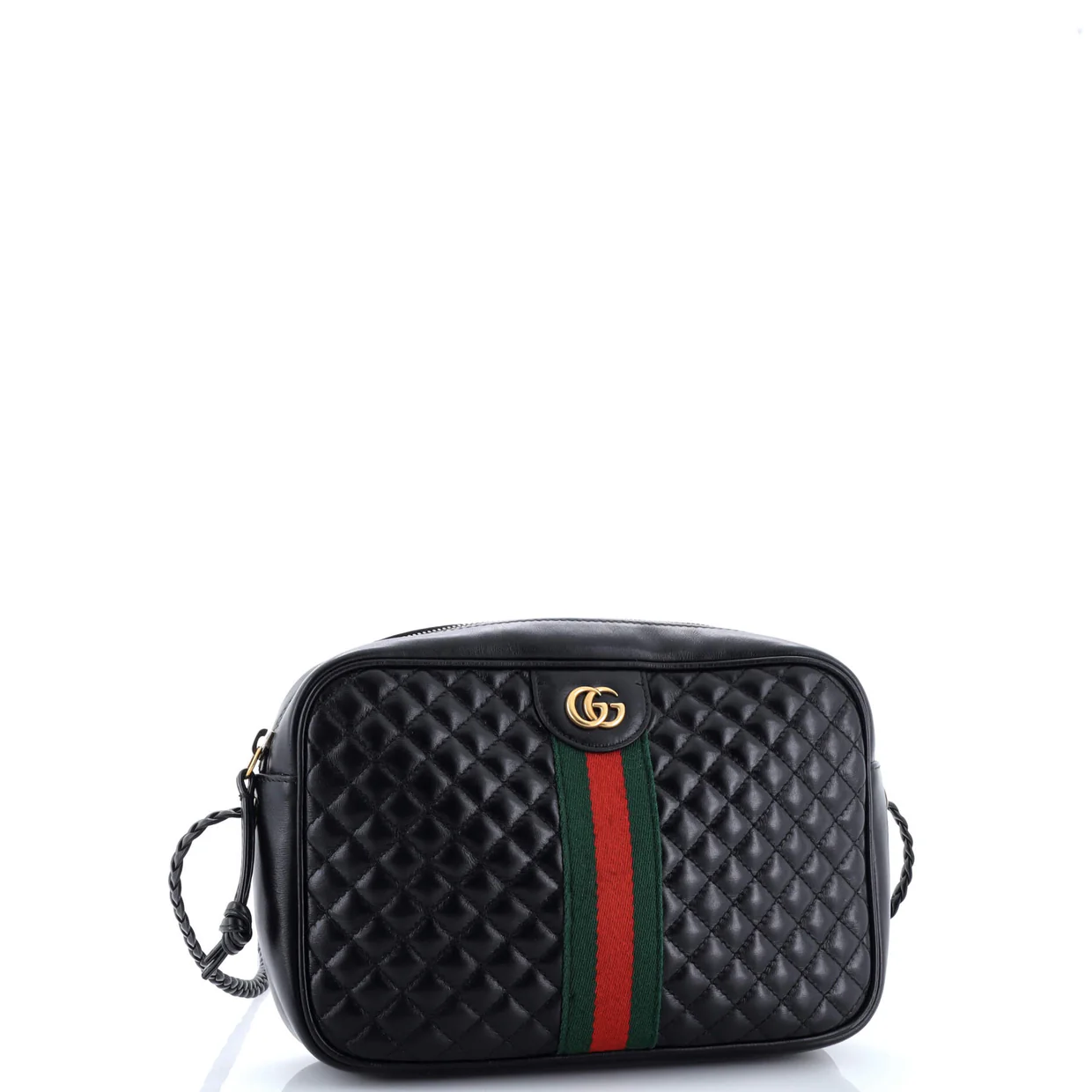 Trapuntata Camera Bag Quilted Leather Small - Deep Luxury