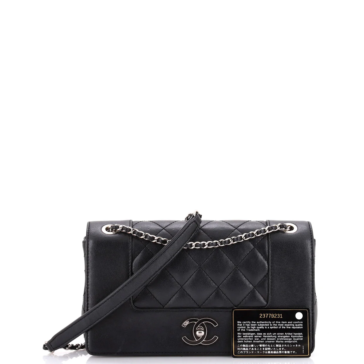 Mademoiselle Vintage Flap Bag Quilted Sheepskin Medium - Deep Luxury