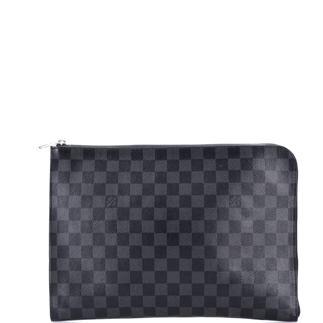 Zip Around Pochette Jour Damier Graphite GM - Deep Luxury
