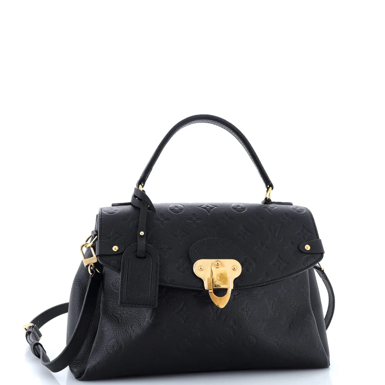 Georges Handbag Monogram Empreinte Leather MM - Deep Luxury