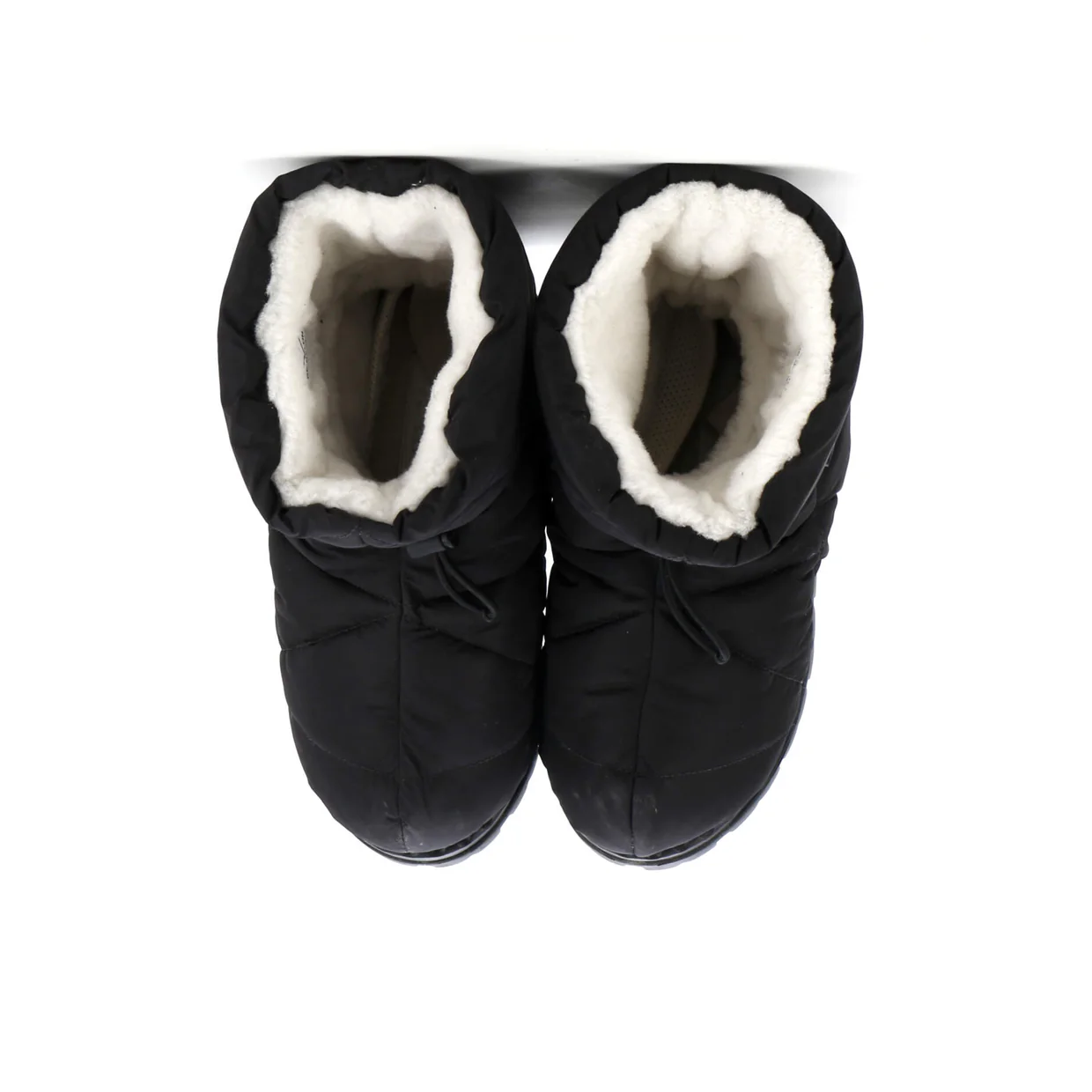 Women's Padded Snow Boots Quilted Nylon - Deep Luxury