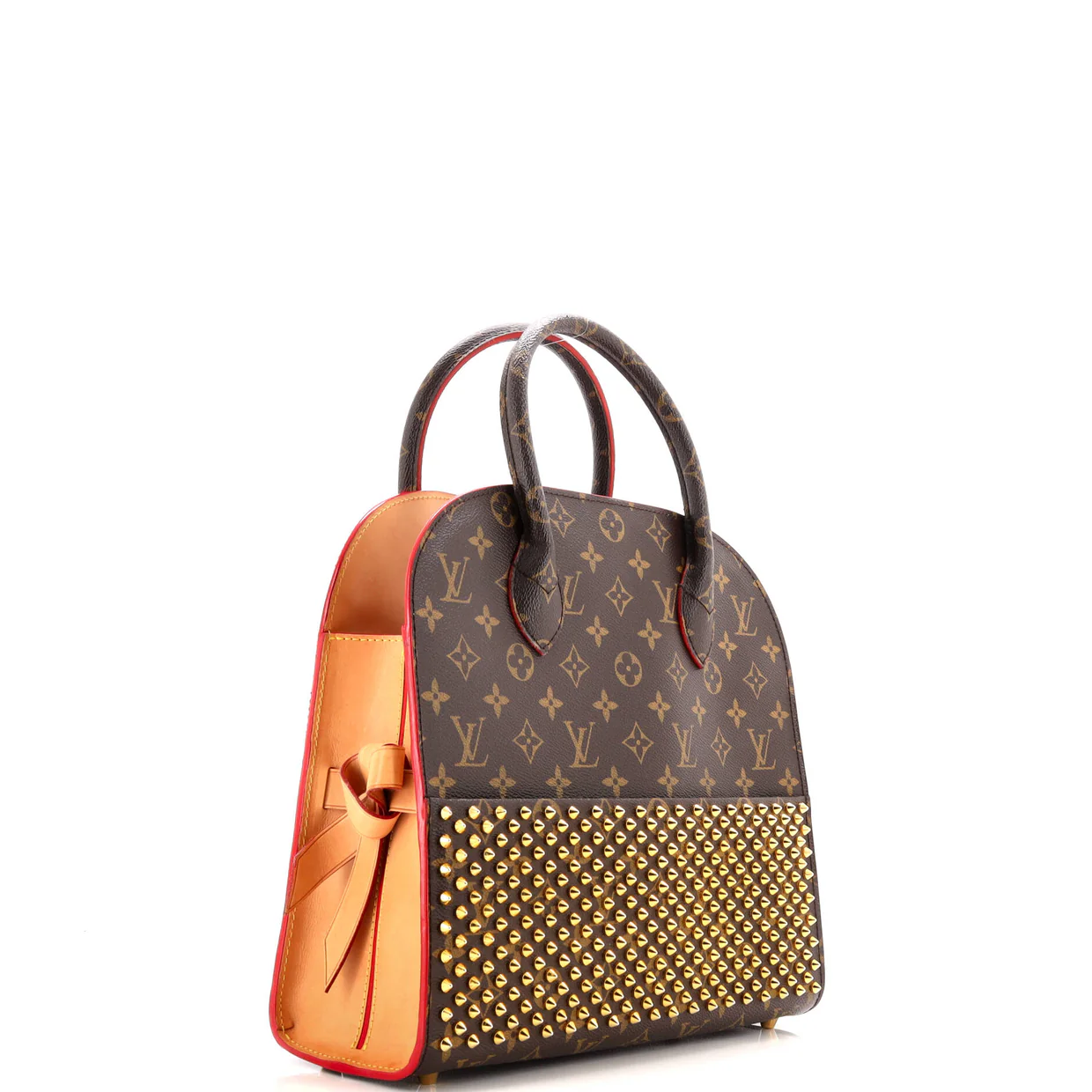 x Christian Louboutin Shopping Bag Calf Hair and Monogram Canvas - Deep Luxury