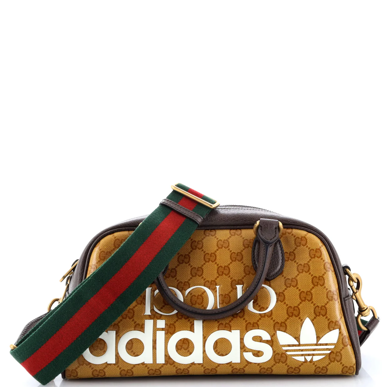 x adidas Duffle Bag GG Coated Canvas Mini - Deep Luxury
