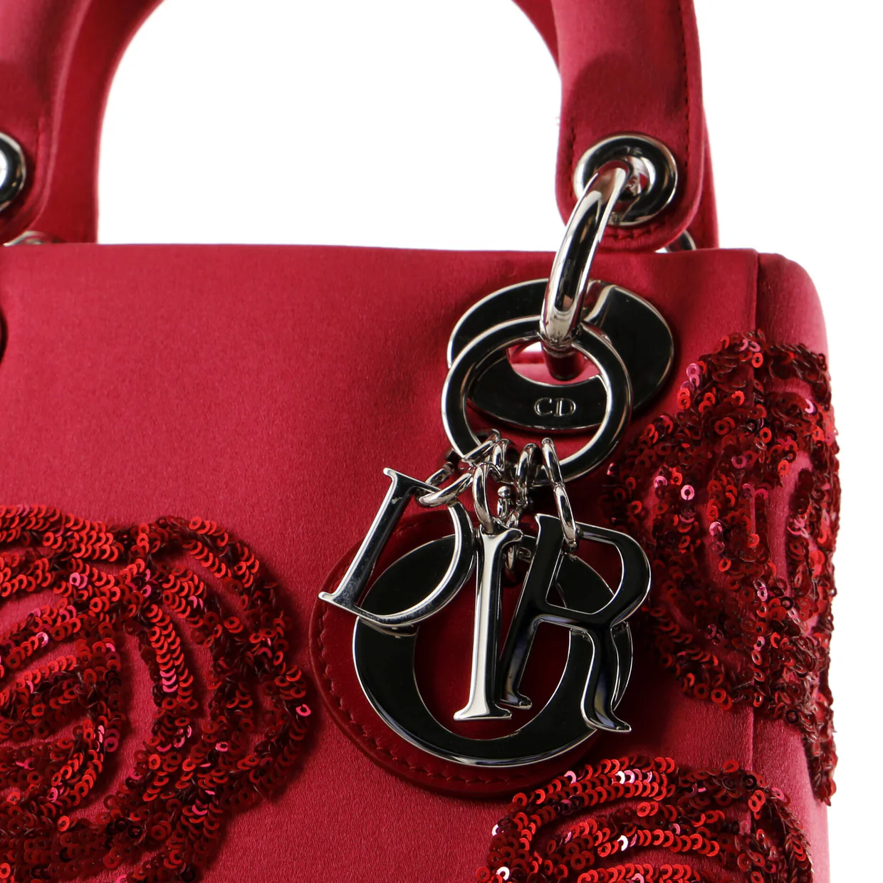 Lady Dior Bag Embellished Satin Mini - Deep Luxury