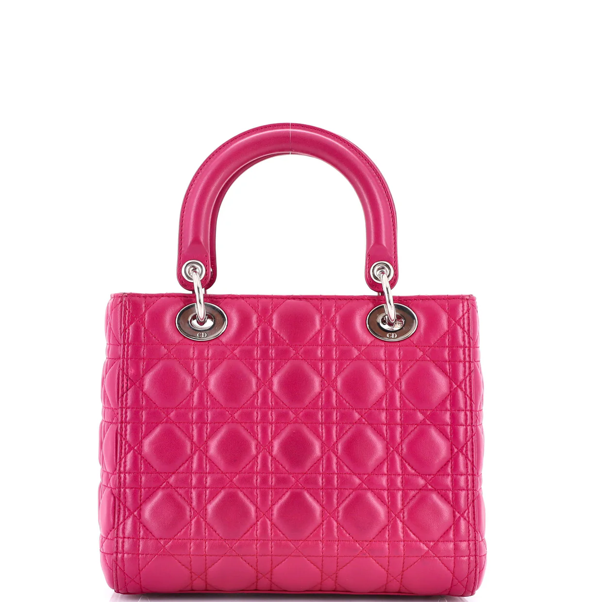 Lady Dior Bag Cannage Quilt Lambskin Medium - Deep Luxury