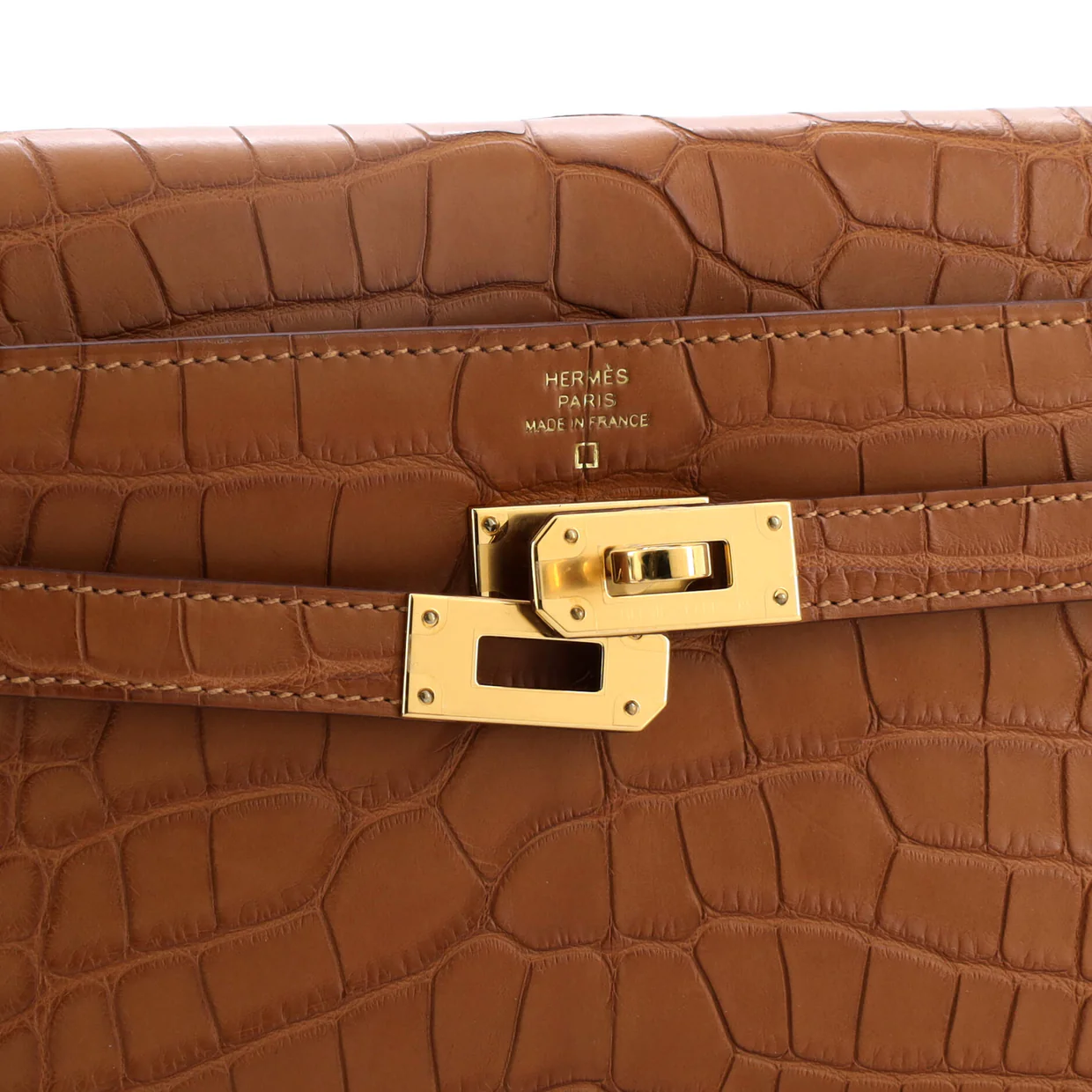 Kelly To Go Wallet Alligator - Deep Luxury