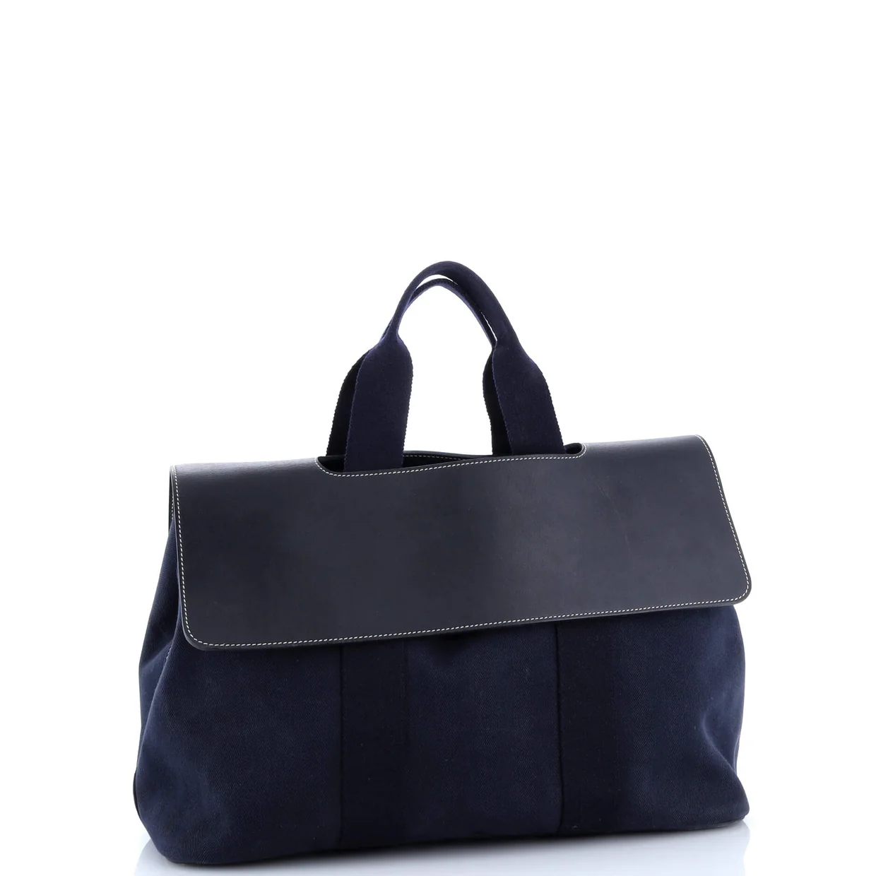Valparaiso Bag Toile and Leather MM - Deep Luxury
