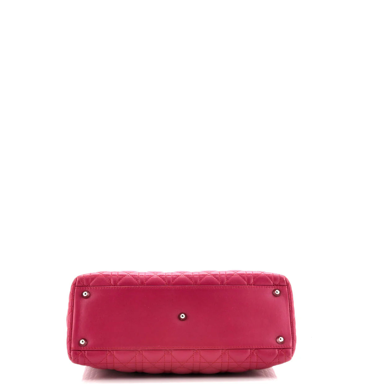 Lady Dior Bag Cannage Quilt Lambskin Large - Deep Luxury