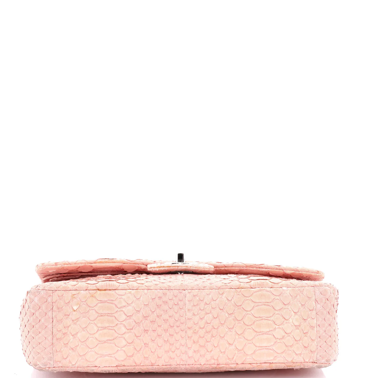 Classic Double Flap Bag Python Medium - Deep Luxury