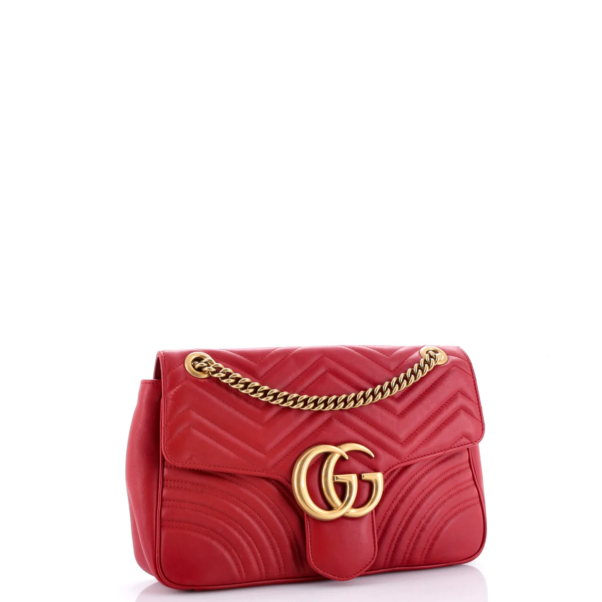 GG Marmont Flap Bag Matelasse Leather Medium - Deep Luxury
