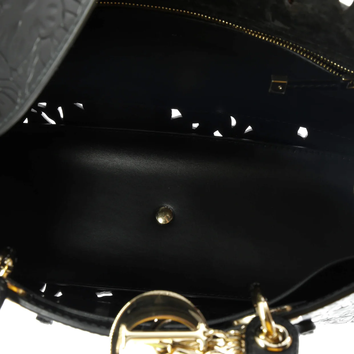 Lady Dior Bag Laser Cut Leather Large - Deep Luxury