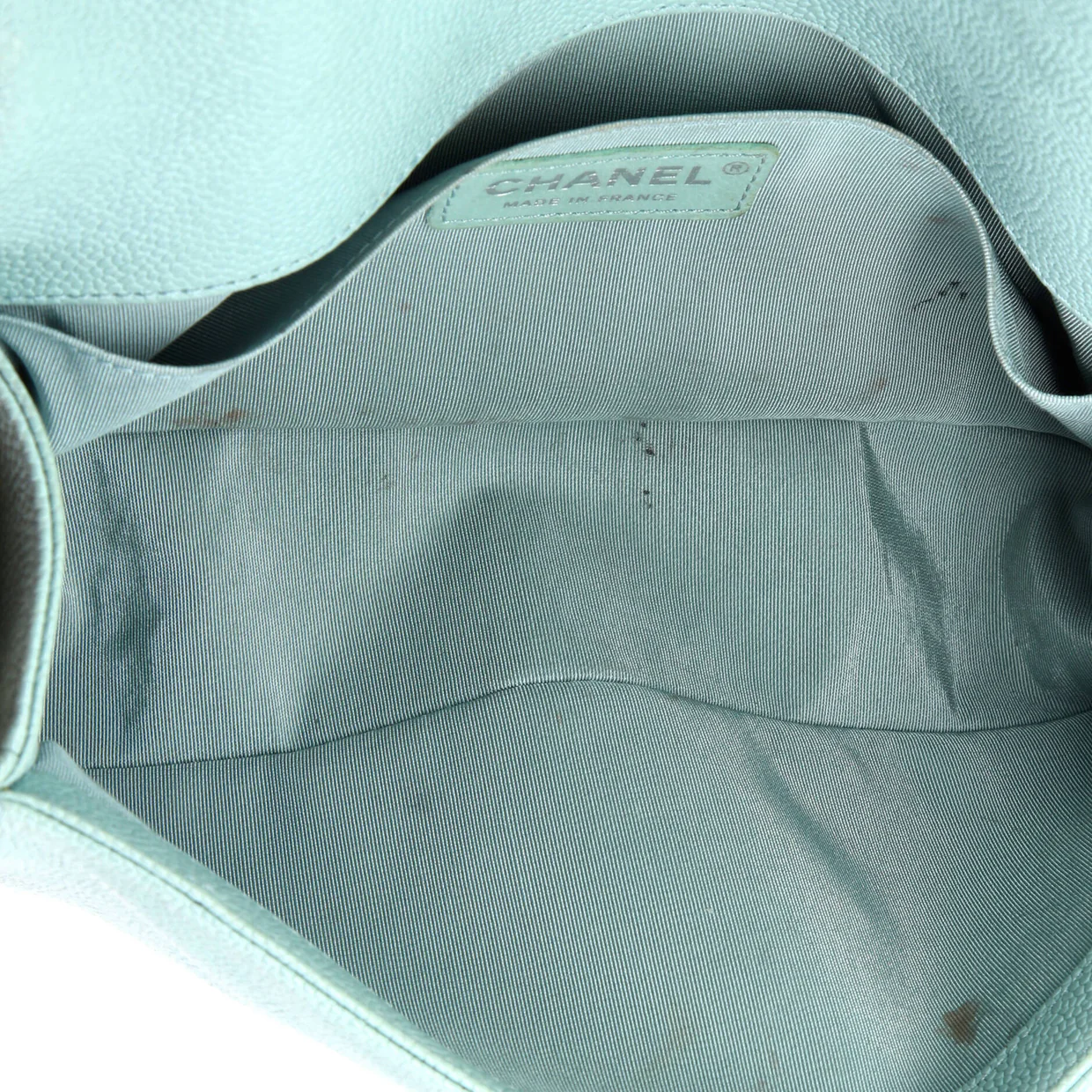 Boy Flap Bag Chevron Caviar New Medium - Deep Luxury