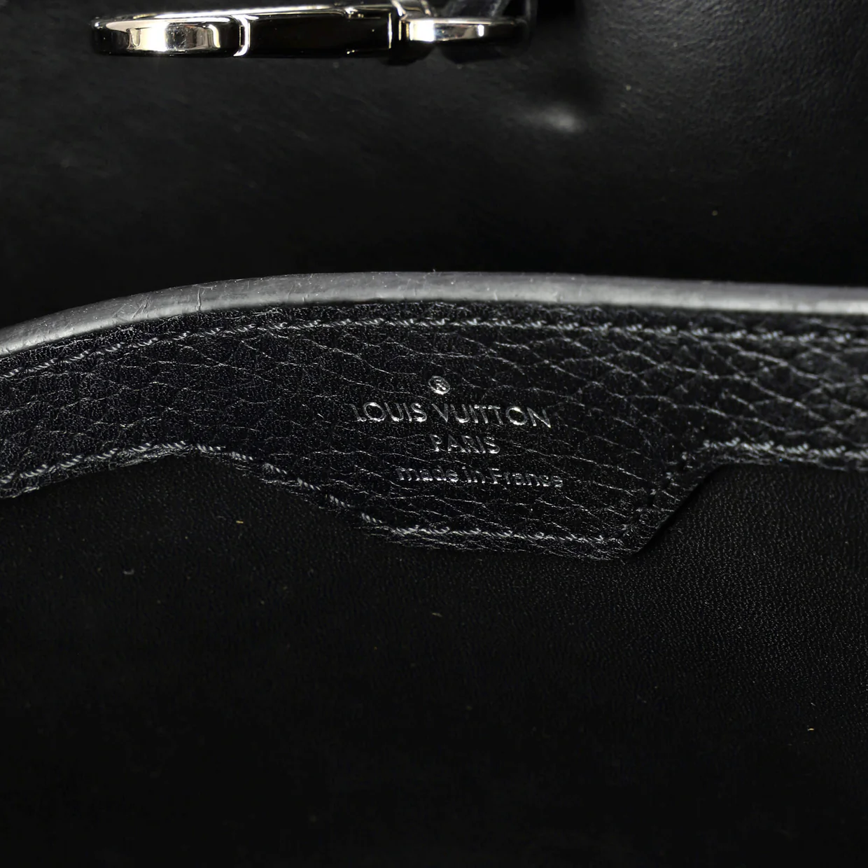 Capucines Bag Leather with Embellished Detail BB - Deep Luxury