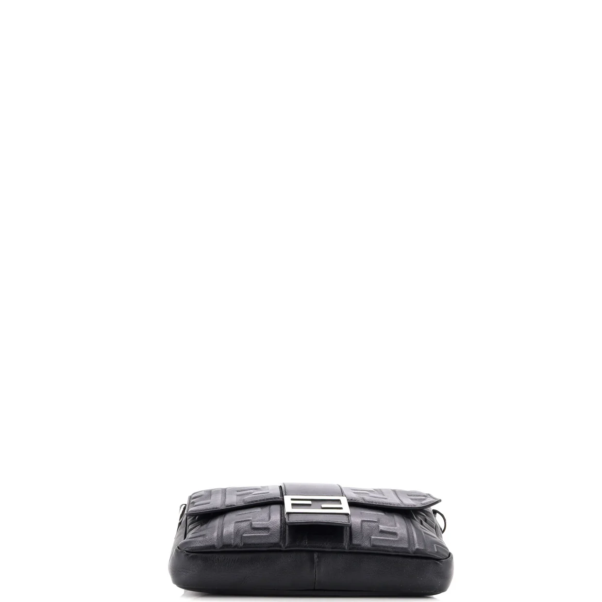 Baguette Convertible Belt Bag Zucca Embossed Leather Medium - Deep Luxury