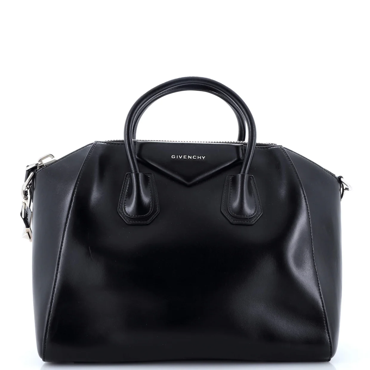 Antigona Bag Glazed Leather Medium - Deep Luxury