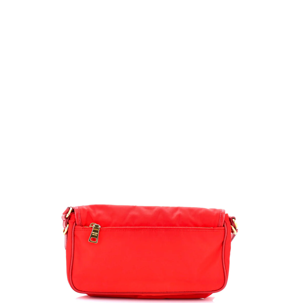 Buckle Flap Crossbody Bag Tessuto with Saffiano Leather - Deep Luxury