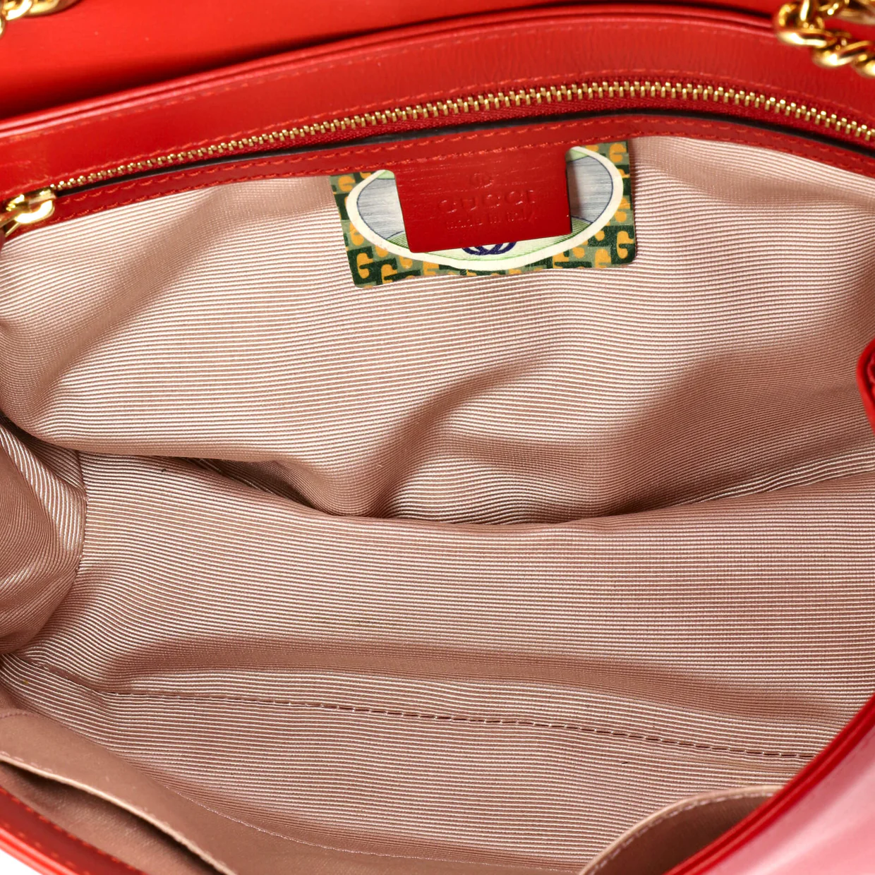 Rajah Chain Shoulder Bag Leather Medium - Deep Luxury