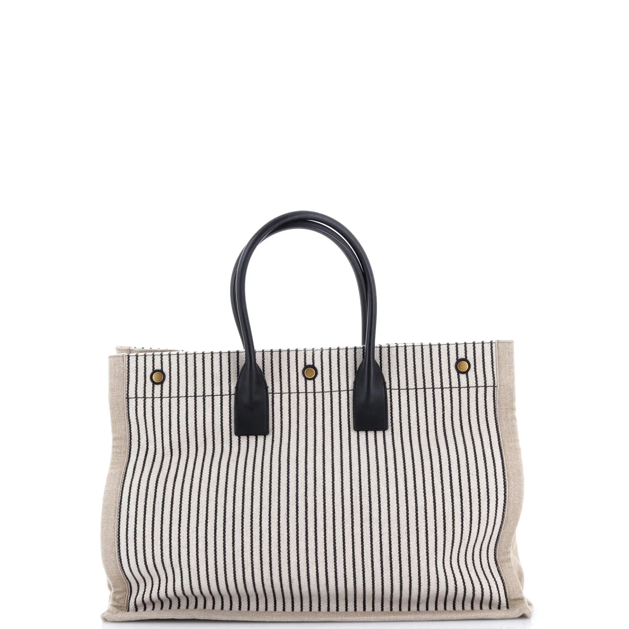 Rive Gauche Shopper Tote Canvas Large - Deep Luxury