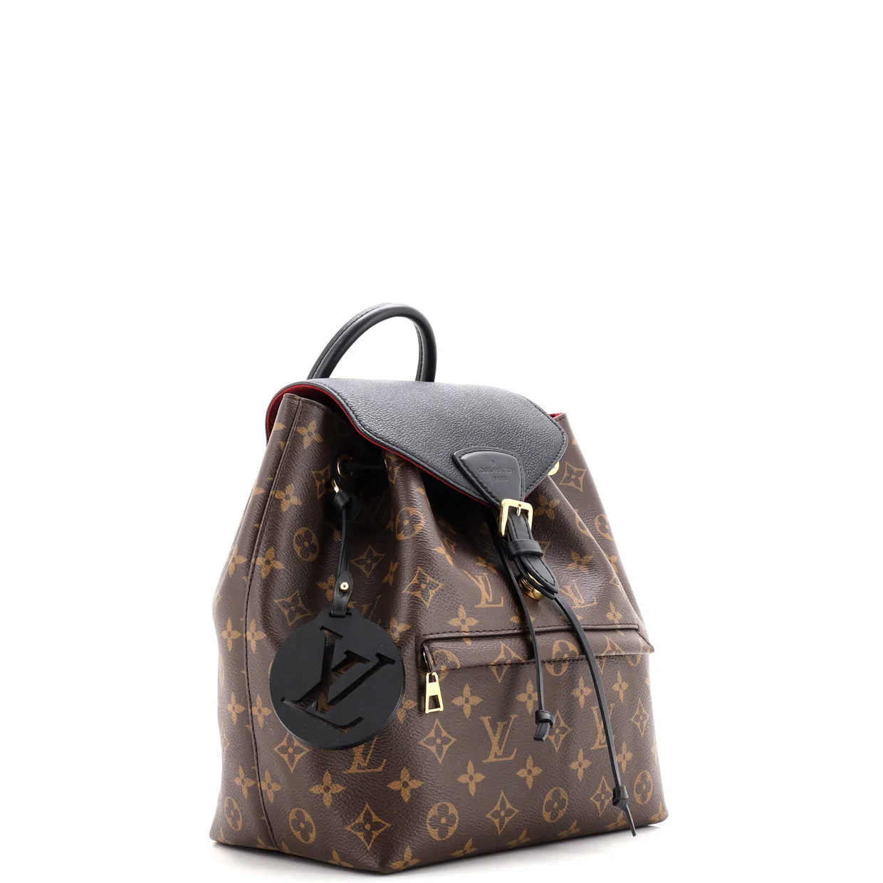 Montsouris NM Backpack Monogram Canvas with Leather PM - Deep Luxury