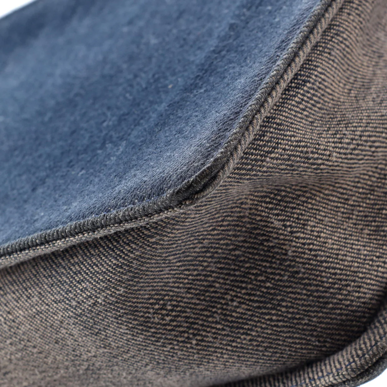 Boy Flap Bag Chevron Denim New Medium - Deep Luxury